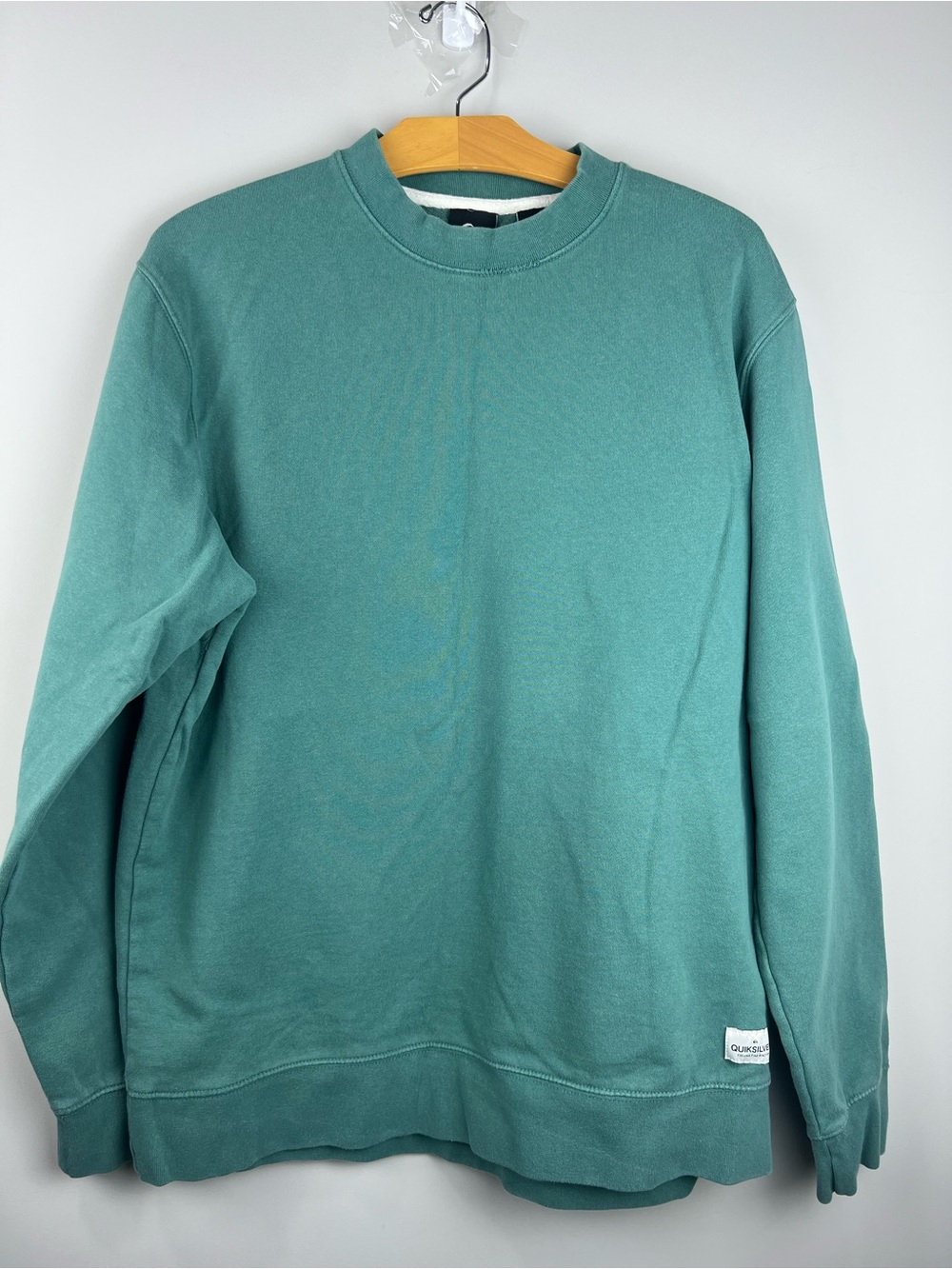 Men's Quicksilver Crewneck Sweatshirt in Teal